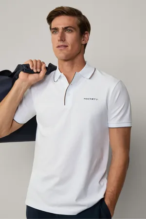 Hackett London Mens Blue Polo Shirtxxxlarge