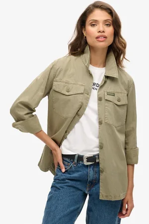 Superdry 100% Cotton Military Overshirt36
