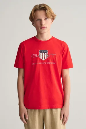 GANT Shield Crew Neck 100% Cotton T-Shirt24 maanden (92 cm)