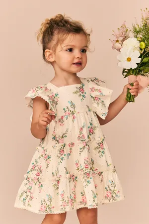 Next Printed Broderie 100% Cotton Dress (3mths-8yrs)3