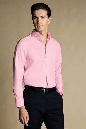 Charles Tyrwhitt Non-iron Twill Slim Fit 100% Cotton Shirt41 cm R (UK 16 R)