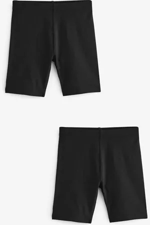 Next Verpakking van 2 stretchy fietsshorts met hoog katoengehalte (3-16jr)12 Jaar (152cm)
