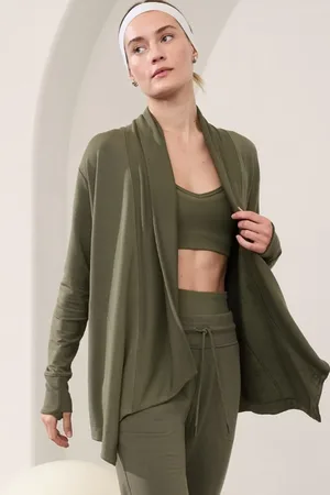 Athleta Pranayama Restore lang vest met overslagXL