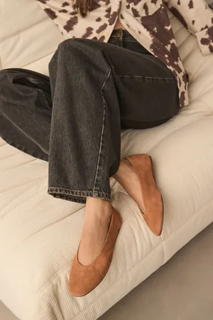 Next Forever Comfort Leather Round Toe BallerinasEU 40 (UK 6.5)