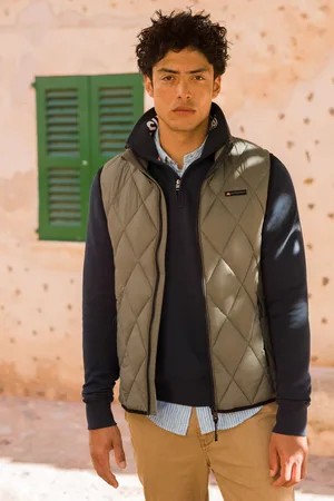 Superdry Diamond Quilt Fuji Lite 100% Cotton GiletM