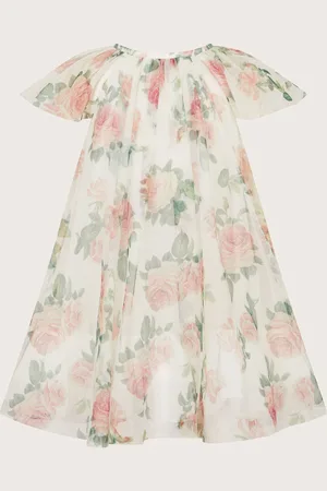 Monsoon Baby Floral Print Swing Dress1.5