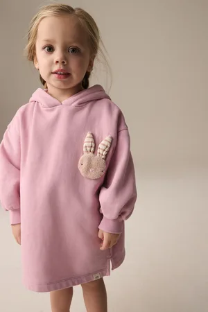 Next Long Sleeve Hooded Sweat Dress (3mths-7yrs)4