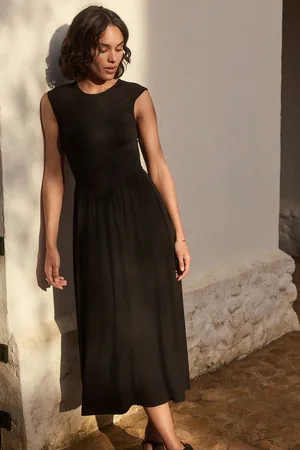 Next Ribbed Cap Sleeve T Dress42