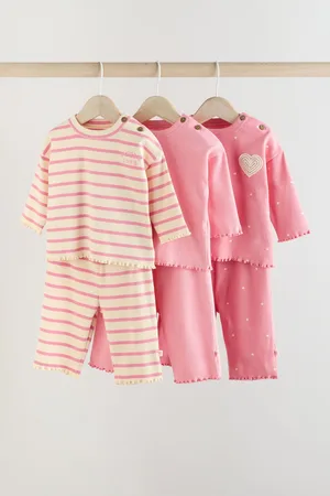 Next Baby Long Sleeve Tops & Leggings 6 Pack SetEerste maat (50cm)