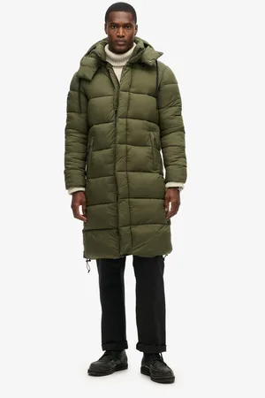 Superdry Ripstop Longline Puffer Coat JacketM