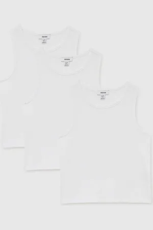 Reiss Jaden 3 Pack Cotton Stretch Ribbed Vest 3 Pack11