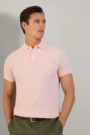 Hackett Slim Fit Linen Piqué PoloMedium