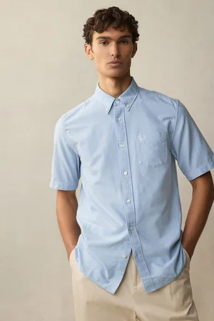 Fred Perry Short Sleeve 100% Cotton Oxford ShirtM