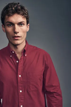 Next Brushed 100% Cotton Oxford Long Sleeve ShirtM