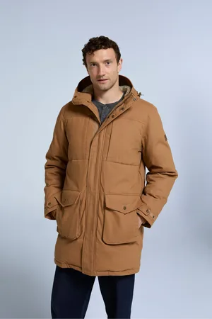 Animale Mens Fistral Borg Lined 100% Cotton Parka JacketXL