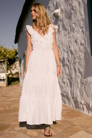 Next 100% Cotton Texured Maxi Summer Dress40tall