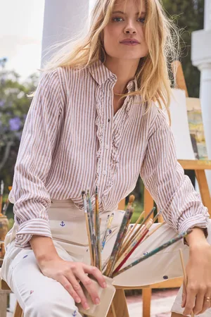 Joules Selene 100% linnen overhemd44