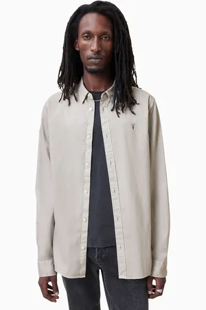 AllSaints AllSaints Hawthorne overhemd met lange mouwenXXL