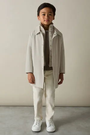 Reiss Logan Gabardine Coat with Removable Gilet10