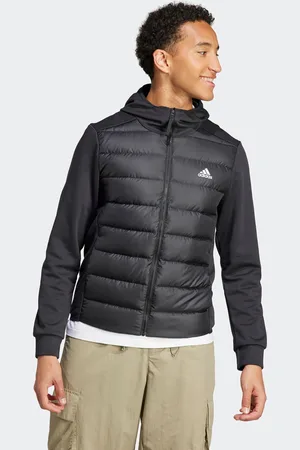 adidas Essentials Hybrid Down Hooded JacketL