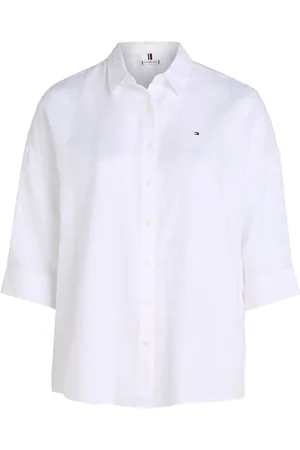 Tommy Hilfiger Curve Essential 100% Linen Easy Shirt52