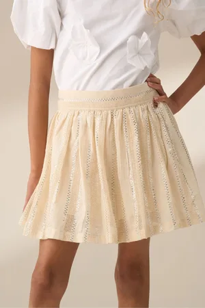 Angel & Rocket Ellie Metallic Stripe Skort110116cm