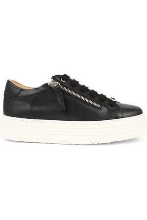 JONES BOOTMAKER Amaliada Leather Platform TrainersEU 39 (UK 6)