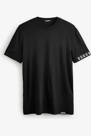 Dsquared2 Underwear Short Sleeve Stretch Cotton Jersey Band Logo T-ShirtXXL