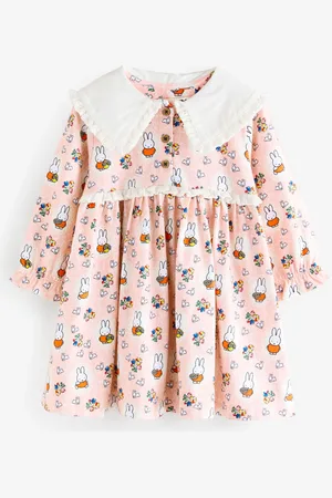 Next Long Sleeve 100% Cotton Collared Dress (3mths-7yrs)104110cm