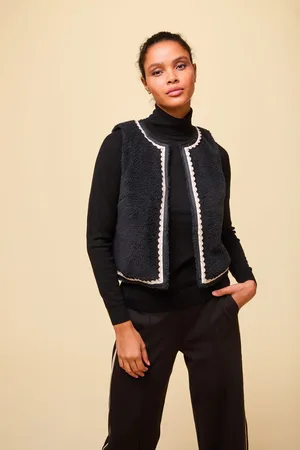 ASPIGA Trim Detail Fleece GiletM