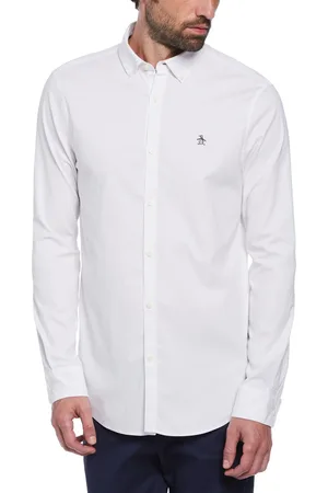 Original Penguin Oxford Stretch White ShirtXXL