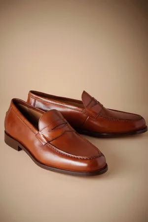 Next Signature Italian Leather Penny LoafersEU 40 (UK 6.5)