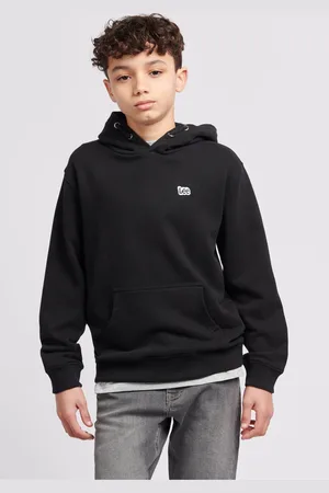 Lee Boys 100% Cotton Badge Hoodie12