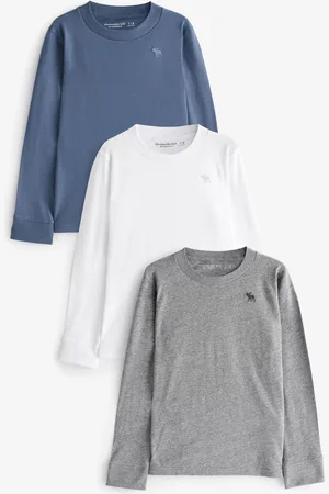 Abercrombie & Fitch White Polo Shirts 3 Pack7