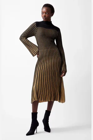 French Connection Journee Mari Long Sleeve DressL