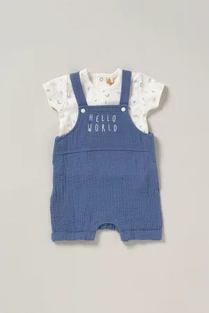 HOMEGROWN Blue Dungaree Outfit Set6