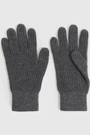 Reiss Lawson Ribbed-Merino Touchscreen GlovesEén