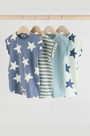 Next 100% Cotton Rompers 4 Pack5662cm