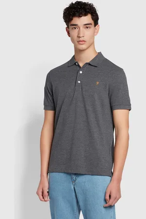 Farah Grey Blanes Short Sleeve Polo ShirtXXL