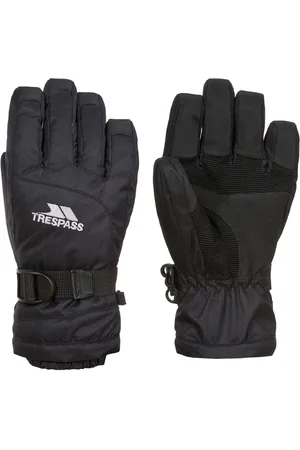 Trespass Unisex Kids Simms Black Gloves2