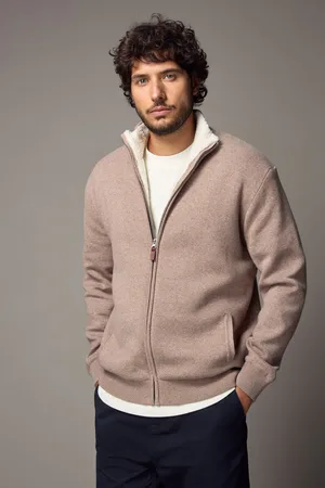 Next Regular Fit 100% Cotton Premium Zip-Through JumperXS