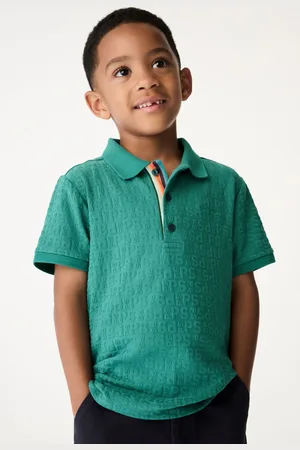 Paul Smith Jongens Signature jacquard poloshirt met korte mouwen van 100% katoen9