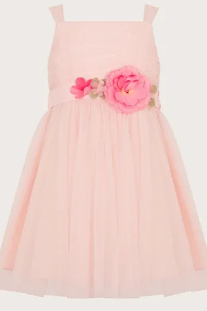Monsoon Baby Fleur Flower Belt Tulle DressTot 3 maanden (50