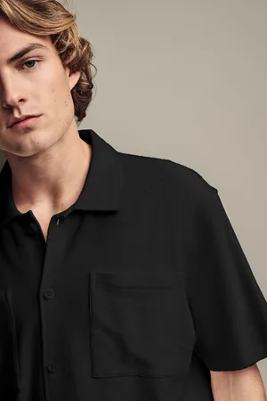 Next Heavyweight Textured Jersey 100% Cotton ShirtM