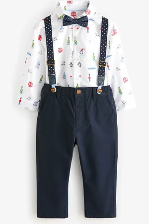 Next Cath Kidston Shirt, Trousers, Braces & Bow Tie Set (3mths-9yrs)8