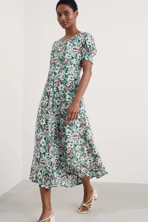 Seasalt Cornwall Marsh Short Sleeve Empire Line Dress54