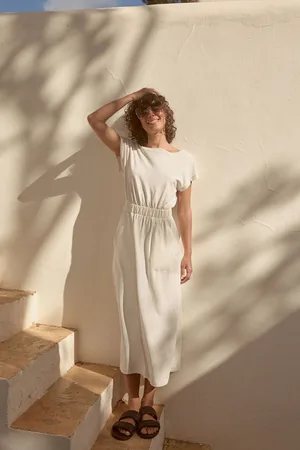 Next 100% Cotton Summer Midi T-Shirt Dress46