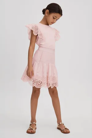 Reiss Jasmine Broderie Skirt7
