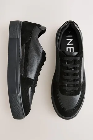 Next Forever Comfort Leather Chunky Panel Detail Lace Up TrainersEU 39 (UK 6)