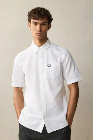 Fred Perry Short Sleeve 100% Cotton Oxford ShirtXL